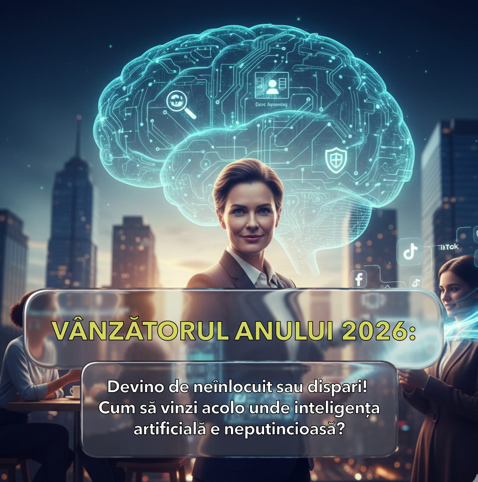 Read more about the article CE TREBUIE SĂ POATĂ UN VÂNZĂTOR ÎN ANUL 2026? Ghidul supraviețuirii într-o lume dominată de AI