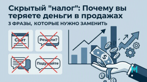Читать далее о этой статье Сколько денег вы теряете прямо сейчас? 3 фразы продавцов, которые убивают сделки